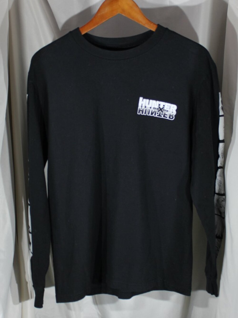 Hunter x Hunter long sleeve shirt black/white - Medium